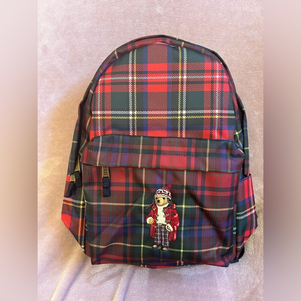 POLO RALPH LAUREN POLO BEAR BACK PACK 9AR149 I0U RED
